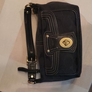 COACH LEGACY SIGNATURE CANVAS MINI SATCHEL